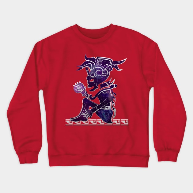 Ah Puch - Mayan God of Death Crewneck Sweatshirt by ChocolateBono